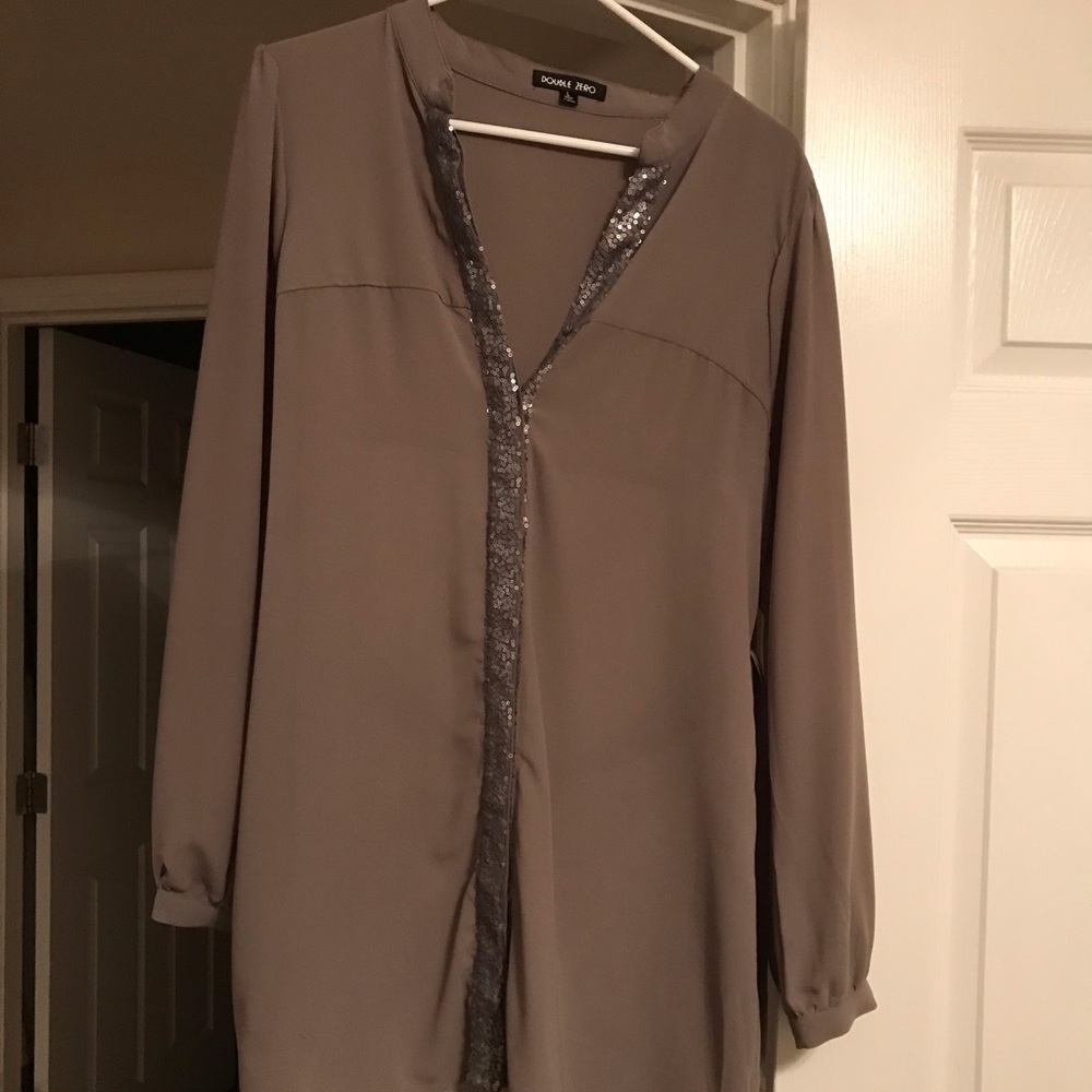 Double Zero Tunic Length Blouse